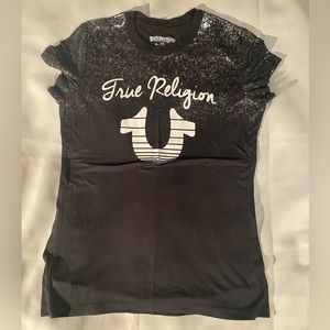 Black & Silver True Religion T-Shirt